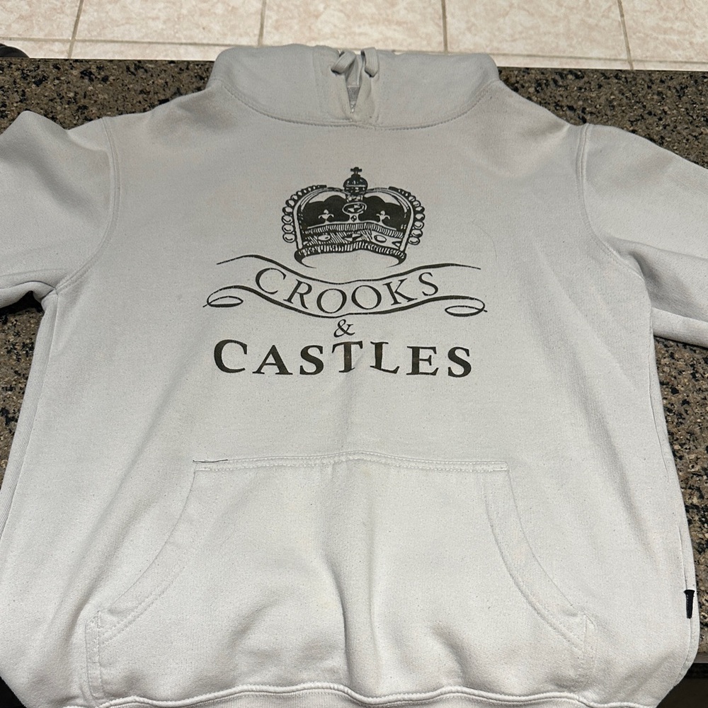 Crooks & Castles Light Gray Pullover